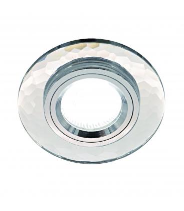 Recessed Glass Luminaire HANNA C GU10 Chrome 220V, 50W Warm White 12225-32204