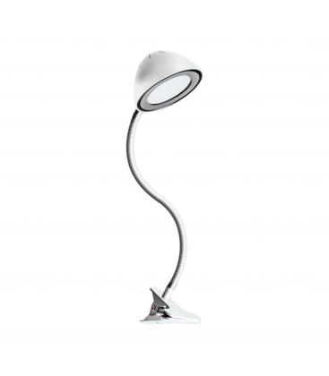 Namizna svetilka LED RONI Flex Clip-On bela barva 12226-32205