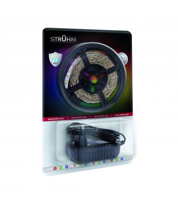 Tira de luz LED RGB 21.6W 3m Impermeable IP65 Mando a distancia 12258-32235