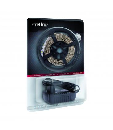 Svetlobni trak LED 12V 14,4W hladno bele barve dolžina 3 m 12260-32237