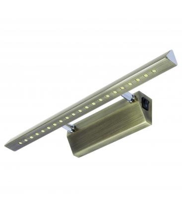 RITON 4W LED svetilka Antic Brass NW za umetniška dela 12290-32267