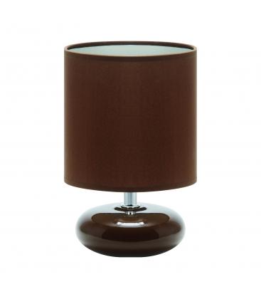 Lampe à poser PATI E14 marron Illuminez votre bureau 12340-32317