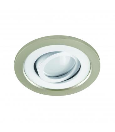 Elégant plafonnier encastré BORYS C GU10 Beige Blanc 12380-32356