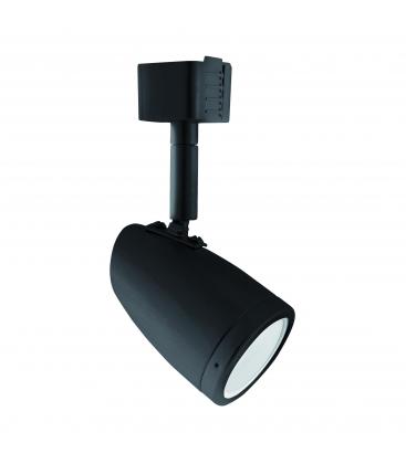 BERLIN GU10 Noir Luminaire de piste unique 12445-32419