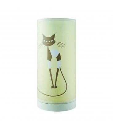 ZYTA Lampe à poser motif de chat unique E14 FOOT 12476-32450