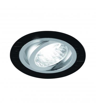 ALUM C GU10 Recessed Ceiling Light Black Chrome Elegant Design 12518-32487