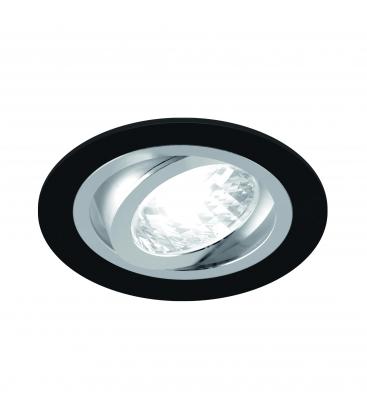 ALUM C GU10 Recessed Ceiling Light Elegant Design, Matblack Chrome 12546-32511