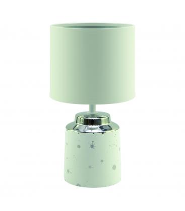 HELENA E14 White Silver Table Lamp Illuminez votre bureau 12704-32660