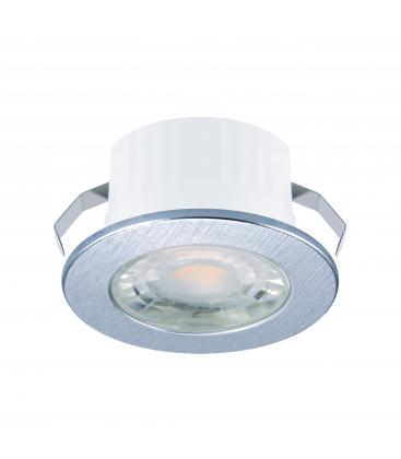 Water-Resistant LED Luminaire FIN C 3W Silver Ceiling Wall 12786-32735