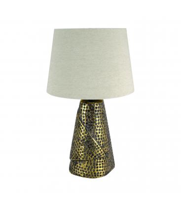 Lampe à poser Gold MAGDA E27 en beige Une solution d'éclairage unique 12872-32804