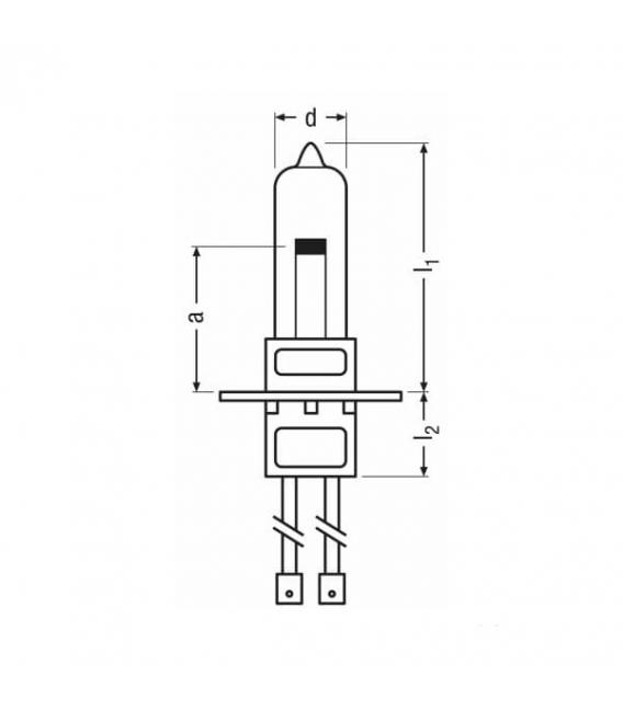 100W Lamp 64342 HLX C 100 15 PK30d - Airfield – photo