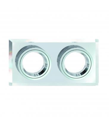 STAN L GU10 Chrome Recessed Glass Luminaire 12305-36576