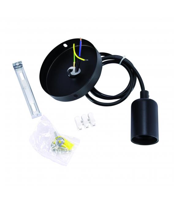 Apparecchio a sospensione UNO E27 CLG Nero 220V, 60W, Elegant – Foto