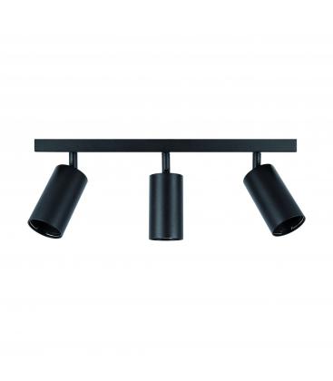 Apparecchio MANAM GU10 3L nero - Soluzione illuminotecnica esclusiva 12683-36799