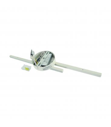 Luminaria LED de pared moderna resistente al agua GRACJA Blanco NW 12879-36852
