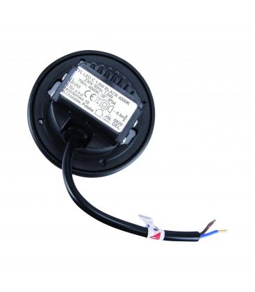 AZYL C 1.6W NW LED Recessed Wall Light Black 12815-36863