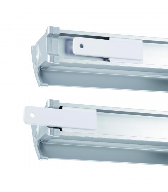 Linearna LED svetilka DIEGO 9W CCT srebrna - LED osvetlitev omar – fotografija