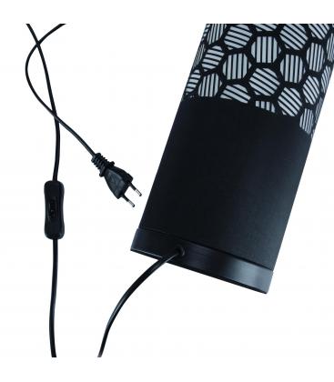 WANDA FOOT E14 Lámpara de mesa negra - Ilumina tu escritorio 12722-36947