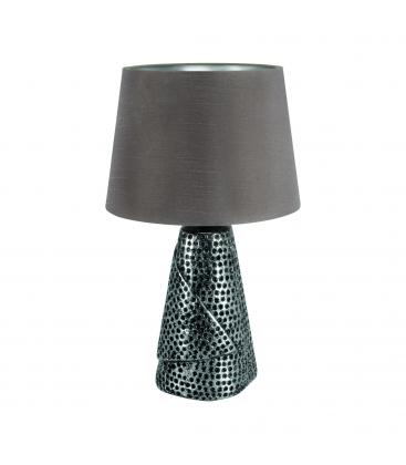 MAGDA E27 Lámpara de mesa plata/gris - Ilumina tu escritorio 12871-36952