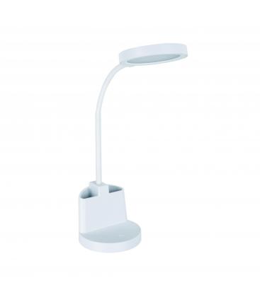 LABOR Lampe de bureau LED avec 3 niveaux de luminosité et porte-crayon - Blanc 12740-36966