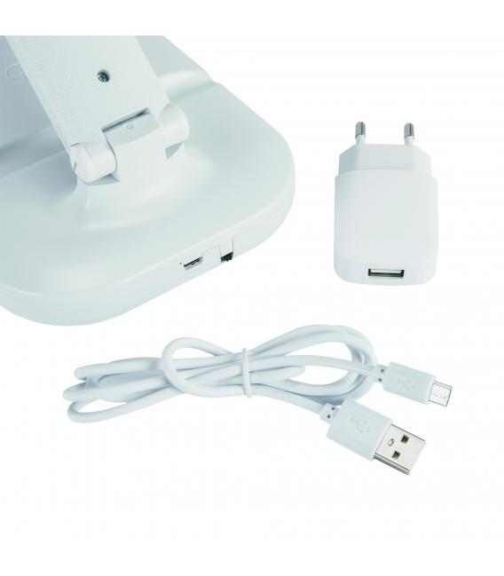 ZET White LED Desk Lamp - Adjustableness, Touch Colour Control – photo