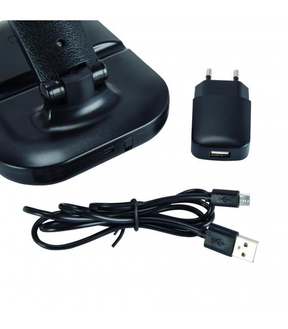 ZET LED Desk Lamp in Black - Adjustableness & Color – photo