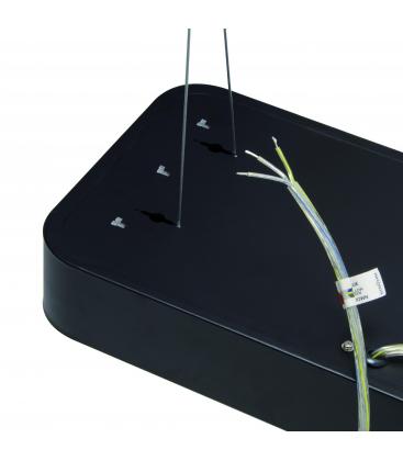 FLARA 24W LED Colgante de techo Negro NW FLARA-24W-BLK-NW 12552-37039