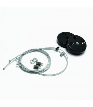 FLARA 24W LED Colgante de techo Negro NW FLARA-24W-BLK-NW 12552-37040