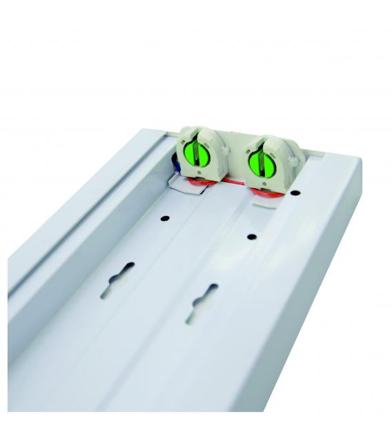 Linear LED POGO 2x18W Grill - Klassische Industrieleuchte – foto