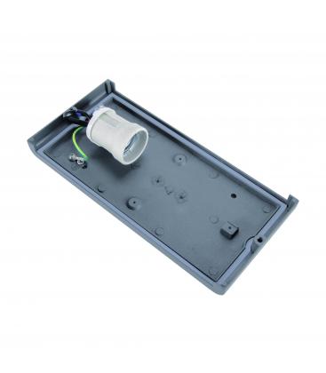 Apparecchio per facciate esterne antipolvere GRETA E27 Grigio Scuro 12247-37138