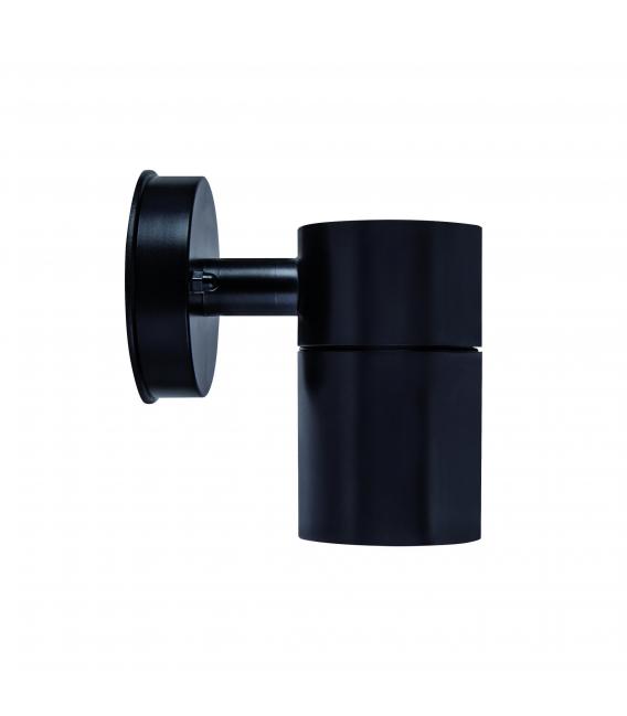 Luminaria GU10 negra antipolvo para fachadas exteriores – foto