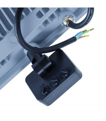 Foco LED con sensor de movimiento 100W Gris CW 12628-37216