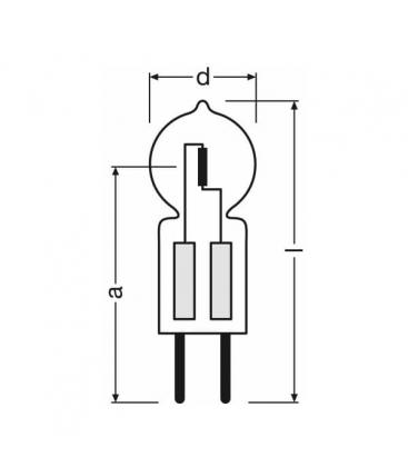 Lampadina alogena Halostar ECO 64432 12V 35W GY6.35 6117-3728