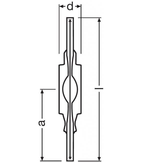 Powerstar HQI-TS 150W NDL Excellence - Blanco Neutro RX7s Lámpara Deluxe – foto