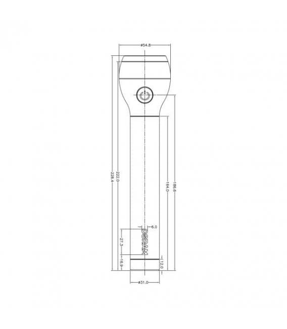 Lampe de poche LED Sirius Medium 2.2W Aluminium - Torches et lampes – Photo
