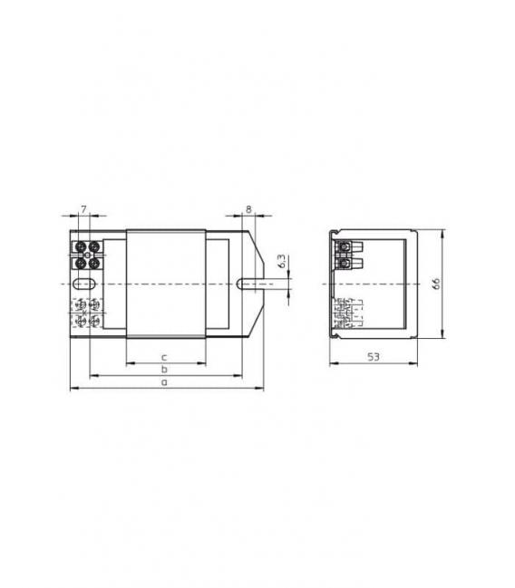 Ballast NAHJ 250.915 Magnétique - 220V 50Hz HI – Photo