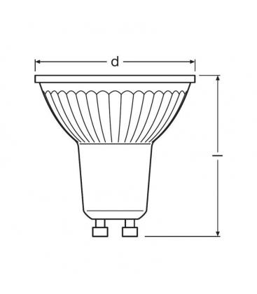 Parathom PAR16 2.6W 827 - Premium LED Lampe für Helligkeit 13548-38039