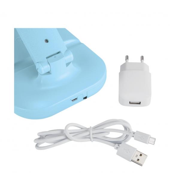 ZET Blue LED Desk Lamp - Einstellbare Helligkeit, Touch-Farbsteuerung – foto