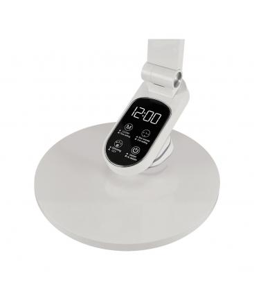 RAGAS LED Desk Lamp - Adjustable White Light, Clock Feature 13569-38143