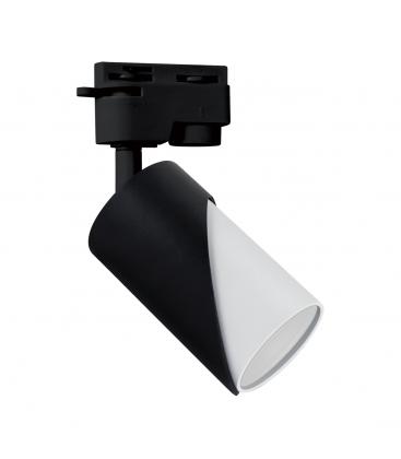 ZEBRA TRA GU10 Black White Track Light Luminaire 13613-38217