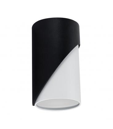 Apparecchio a soffitto ZEBRA DWL GU10 Nero Bianco Plafonier Illuminazione 13614-38218