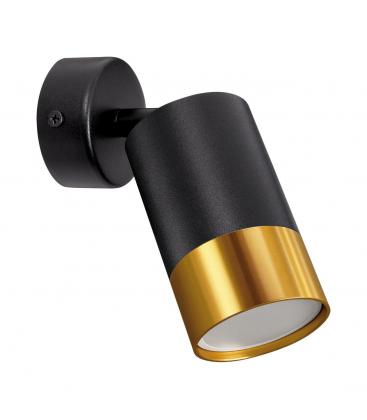 Apparecchio nero oro PUZON SPT GU10 Soluzione illuminotecnica elegante 13624-38228