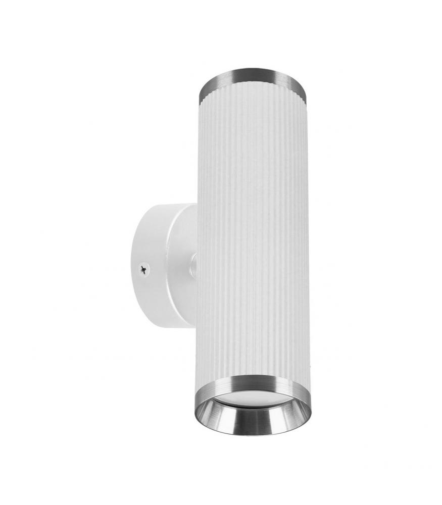 FRIDA WLL 2XGU10 Luminaire White Chrome, Up Down Light Wall and ceiling ...