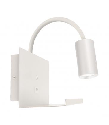 TELO WLL GU10 Apparecchio LED bianco Telefono con mensola USB 13686-38342