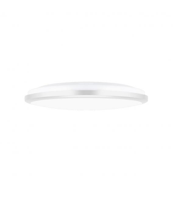Plafonnier à LED PLANAR 18W NW argenté, étanche à la poussière et à l'eau – Photo
