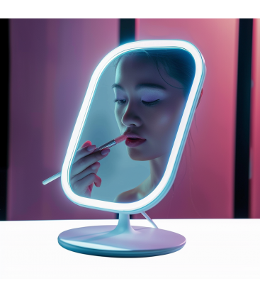Realce su belleza con el espejo de mesa LED PRINCESSA Blanco 12739-38440