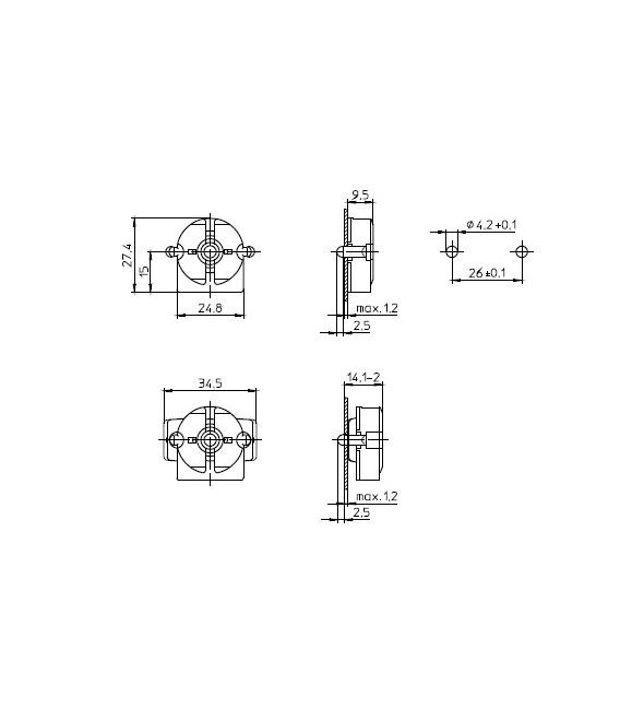 Rotoclic 47506- Einzigartiger integrierter G13-Fassungssockel – foto