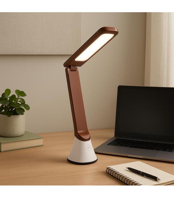 GIBON Lámpara de escritorio LED - Brillo ajustable y luz blanca – foto