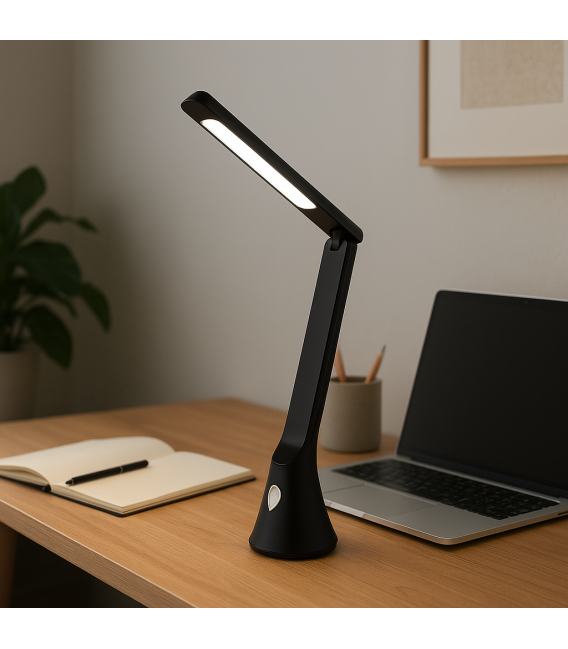 GIBON Black LED Desk Lamp - Adjustableness & White Light – photo