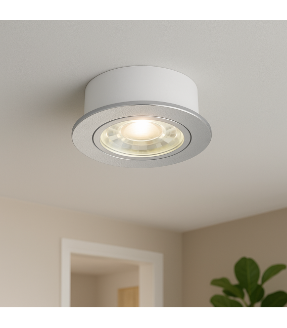 Luminaire LED résistant à l'eau FIN C 3W Silver - Plafond/Mur – Photo